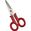 Gifaz Forbici Elettricista Made in Italy con Impugnatura Isolante Morbida(Lama Acciaio Inox CURVA Microdentatura e Tacca Spelafili, 15 cm)