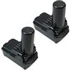 Trade-Shop 2 batterie agli ioni di litio, 10,8 V/2000 mAh, sostituisce Hitachi BCL1015 BCL1030 BCL1030A BCL1030M 329369 329370 329371 329389 331065 per CJ10DL CR10DL DB10DL DB3DL DS10DFL FCG10DL FCH10DL FCR10DL