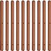 Yearninglife Guide per cassetti in plastica, guide per cassetti, guide per cassetti, guide per cassetti, guide per cassetti, guide estraibili per cassetti (5 paia di colore marrone 298 mm)