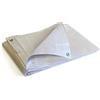 KALEMBAL Telo da Cantiere 2x3 m - Traslucido - Resistente - Impermeabile - Anti UV - Occhielli