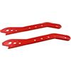 Oniissy Spinta di sicurezza per sega da banco, 42 cm, utensile per la lavorazione del legno con impugnatura ergonomica, robusta struttura in ABS, rosso per - Confezione da 2