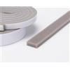 ZYWUOY Striscia di isolamento acustico in schiuma, guarnizione in spugna per porte e finestre, nastro antivento in lega di alluminio PVC anti-collisione