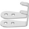 VILLCASE Ganci per Scala Letto Accessori in Acciaio Inossidabile 2 Pezzi, Ganci Metallici per Scala e Fissaggio Sicuro, Argento