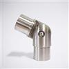 generico M.P. METALLI - Giunto raccordo per angoli regolabile acciaio inox aisi 304 satinato grana 240 con snodo da 90° a 270° per corrimano - Mis. Per Ø 42,4 x 2 mm - Made in Italy