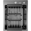ANW HOME Lavello Cucina 1 Vasca da Incasso, Lavandino Cucina Acciaio Inox 304 40x50 cm, Grafite PVD, Finitura Nano, Spessore 3,0/1 mm, con Sifone, Dosatore e Cestello