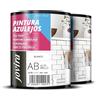 JOVIRA PINTURAS Vernice Per Piastrelle 1,5 Litri | a Base d'acqua. Date un nuovo look alla vostra cucina e al vostro bagno. (2x750, Bianco Lucido). C-6-2