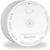 HEIMAN Mini rilevatore di monossido di carbonio (CO), allarme CO alimentato a batteria, pulsante test reset, indicatore di batteria scarica, allarme portatile per monossido di carbonio da viaggio