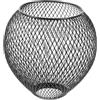 Alipis Paralume Coprilampada in Metallo a Rete Traforata Paralume Vintage per Lampada da Soffitto 135X138Mm Colore Nero Opaco Decorazione per Interni Adatto a Casa Ristoranti e Hotel