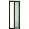 CILVANI SRL ZANZARIERA A RULLO PER PORTA/BALCONE RIDUCIBILE 150X250 SENZA FRIZIONE COLORI BIANCO, MARRONE E BRONZO (MARRONE)