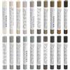 QUARKZMAN Mobili Ripara Cera Pastelli Kit 20pz - Legno Stucco Stick Ritocco Up Mobili Pennarelli - per Graffi Fori Tavoli Scrivanie Legno Pavimento Laminato Copertine Grigio Serie