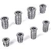 SOTECH SO-TECH 100 x Manicotti da Avvitare PROFESSIONALI Bussole Mordenti con Bordo di Copertura M8 x 20 mm Manicotto Filettato