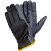 Tegera Ejendals Tegera 9100 - Guanto in pelle sintetica, misura 9, colore: nero/grigio/giallo