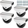 SOTECH 4 ruote sottotelaio PASSAU Ø 50 mm incl. set di viti per montaggio a pavimento Ruote per trasporto Ruote per box Ruote per mobili