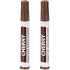 QUARKZMAN Pennarelli per Riparare Mobili in Legno, 2 Pz Ciliegia Sticks per Riempire Graffi, Pennarelli a Base Oleosa per Graffi, Pavimenti in Legno, Tavoli, Armadi, Falegnami, Coperture