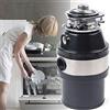 SENDERPICK Dissipatore Tritarifiuti Alimentare 1L Home Kitchen Food Waste Processor Disposer Domestico Da Lavello 1000ML 370W 1/2HP 2600 RPM