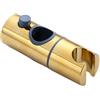 Wuyangcun Supporto regolabile per soffione doccia per saliscendi da 24 mm, in ABS, staffa di montaggio facile da installare, colore: oro