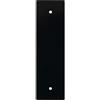 Dieffematic Placca Cieca Copri Foro Avvolgitore Tapparella per Motore - Interasse 142 mm, Nero RAL 9005, in Metallo