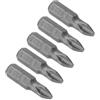 QUARKZMAN 5pz 1/4 6,35mm Punte Avvitatore a Croce Esagonale PH2 Punte per Cacciavite Phillips