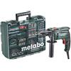 Metabo Trapano a percussione SBE 650 Mobile officina con 55 accessori Set, 600671870