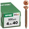 Spax - Vite con testa a scomparsa, 0/1030/083/4,5/40/ /01