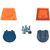 Generico Kit ricambi valvola antiriflusso - Colore Arancio - per Edilizia