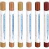 QUARKZMAN Bastoncini Riempitivi per Legno 6 Colori Cera per Legno per Ritocchi Riparazione Mobili per Beige Chiaro, Marrone Medio, Oro Scuro, Rosso Metallo Pesante, Giallo Miele Intenso