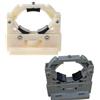 Ruiogoe Supporto per tubo aggiornato Supporto per tubo Co2 Regolare Diametro 50-80mm Staffa Supporto Flessibile