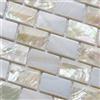 XUAN Madre di Perla Mosaico Piastrelle Letto Fiume Natura Perla Shell Mosaico Rettangolare Mattone Bianco Piastrelle