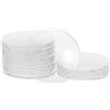 Amosfun 20 Pezzi Copertura in Vetro Trasparente per Spotlight Mrgu Lente Cupola Resistente ad Alte Temperature per Faretto LED Esterno e Interno Compatibile con Lampade da Paesaggio e