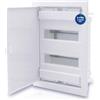 intratec 100% Shopping Intratec Centralino da Incasso 2 Fila - Quadro di Distribuzione IP40 per 24 Moduli con Porta Bianca e Guida DIN per Installazioni Elettriche Facili Casa e Professionali - 442 x 347 x 92mm
