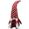 GBiancheria Gnomo Elfo Pupazzo Portafortuna Maschio Femmina HANS Decorativo Fermaporta 30cm dalla Punta del Cappello ai Piedi (1, Rosso)