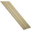 SOTECH 1 pezzo Profilo di Transizione Alluminio di SOTECH/Autoadesivo/Super Piatto/Ottone Anodizzato/Profilo per Pavimenti/Larghezza 37 mm/Lunghezza 100 cm/Profilo per Unire Due Pavimenti