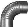 SENDEO Tubi per stufa | Tubo FAL | tutti i diametri, dimensioni e forme (Ø 150 mm, arco 90° rigido)