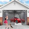 TOPZXL Zanzariera Magnetica Per Porte Rete 40x230 cm (993 Taglie) finestra Schermi Fotogramma Intero Zanzariera Magnetica Per Porte, Dimensioni Personalizzate, Nero