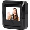 Yctze Spioncino, Telecamera per Porta Spioncino Digitale Spioncino per Porta Telecamera per Spioncino 0,3 MP 120 Gradi in Lega di Zinco e Monitor con Schermo HD 2,4 Pollici per