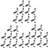 Giwnhvx 60Pcs T Slot a forma di L Interno Interno Angolo Connettore Staffa Giunto per Profilo di Estrusione in Alluminio Slot Serie 2020 6mm