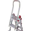 Faraone - Bracciolo di Sicurezza Rimovibile in Alluminio per Scale Telescopiche TELES e SUPERTELES - Aumenta l'Altezza Massima di Lavoro di 60 cm con 2 Gradini Aggiuntivi