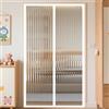 HFDASUENT Tenda Magnetica Isolante Termica in PVC Trasparente,Tende Termiche Isolanti per Il Freddo Chiusura Automatica Inverno a Prova di Vento Tenere Caldo per porta cantina, balconi, terrazze