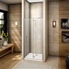 AICA ITALY Vendere Scatola doccia Pre 900 millimetri Bifold per Alcove batacchio Inside Outside con stabilizzatore Angolo di barra Senza Portaasciugamano 100x195cm