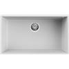ELLECI LGQ13068BSO | Lavello da incasso GRANITEK QUADRA 130 BSO | Colore : Bianco