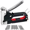 SHEHUALI Pistola Sparachiodi, U/t/d Type 3 in 1 Multi tool Nail Staple Gun Furniture Stapler Tools for Furniture Wooden Door Upholstery Frame Rivet Tool