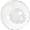 ARTSEWPLY Paralume Sfera in Vetro Latteo per Lampadario da Soffitto, Design Contemporaneo, 1 Pezzo, Soluzione Pratica per Illuminazione