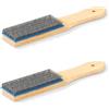 ANTIOCH Spazzola per Scheda di File Cleaner Spazzola File di Carta di Acciaio Rimuovere Metallo Chip Pulizia 8.26 Pollici di Lunghezza, 2 Pezzi