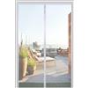 Orumrud Zanzariera Magnetica per Porte Finestre 95x230 CM, Zanzariera Magnetica con Potente Guarnizione a Magneti，Non è Necessario Forare per Balcone, Soggiorno, Cantine,Terrazze,Bianco