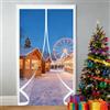 XUEQXUE Tenda Termica Isolante Freddo 150 x 260 cm Trasparente, Impermeabile, Insonorizzazione, Protezione Dal Freddo Tenda Magnetica Termoisolante per Porta per Cantina, Balcone, A