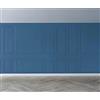 Led Mall Home Kit Boiserie JAKARTA in Duropolimero - Pannelli Decorativi per Pareti - Facile da Montare - Pacchetto di Boiserie già tagliate (NON UNITE)