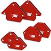 VECTOR WELDING Set di magneti per saldatura (6 pezzi) - angolo di saldatura magnetico in tre misure per TIG/TIG, MIG/MAG, ARC, MMA VECTOR WELDING