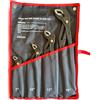 Topolenashop Set 4 Pinze Pappagallo Regolabili 175-250-300-400 mm | Pinze Poligrip con Bottone a Scatto | Chiave Pappagallo per Tubi e Dadi | Uso Professionale XR004