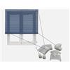 Generico Kit ricambi tende veneziane veneziana da 50 mm set 8 pezzi accessori bianco