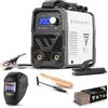 STAHLWERK Saldatrice ad elettrodo ARC 200 MD - Set completo - MMA fino a 200 A, uso flessibile senza gas, compatta & leggera, Smart Cooling, Hotstart, Anti-Stick